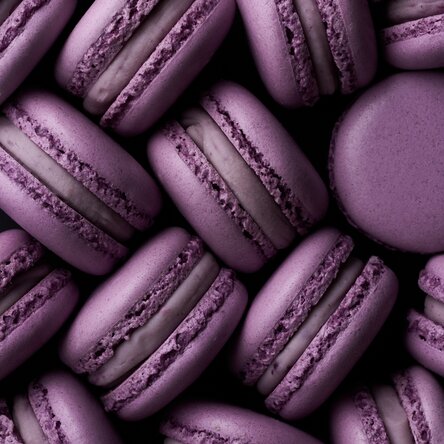 Macarons cu gust de coacăze, 25g
