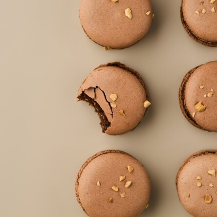 Macarons cu gust de alune, 25g