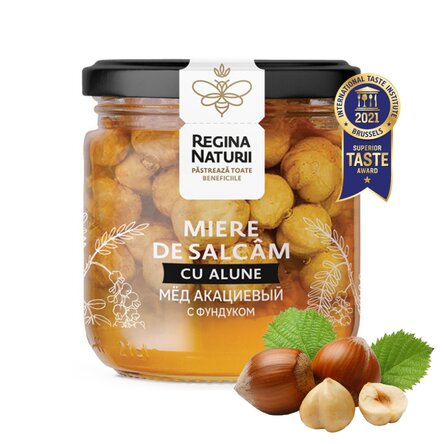 Miere de salcam cu alune