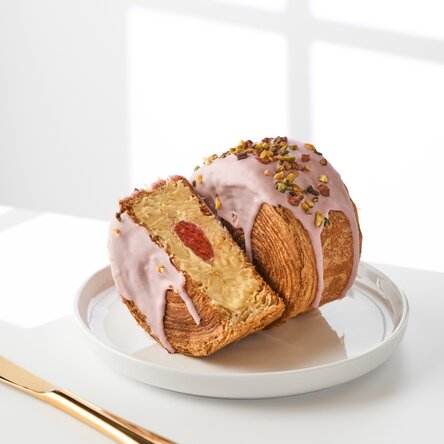 New York Rolls cu fistic și zmeură, 140g